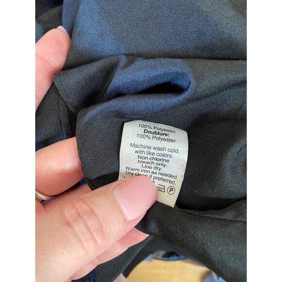 J Crew Black Scallop Cami Size Large Tank Top Blouse - Picture 4 of 4